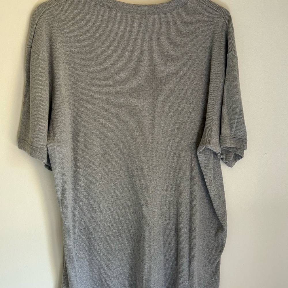 BKE Heather Gray Ribbed Top - Picture 3 of 3